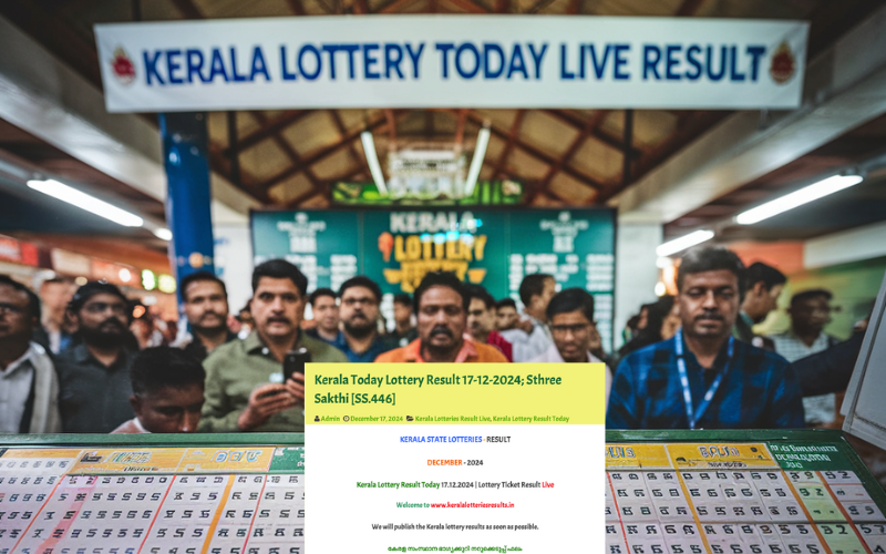 KERALA LOTTERY TODAY LIVE RESULT