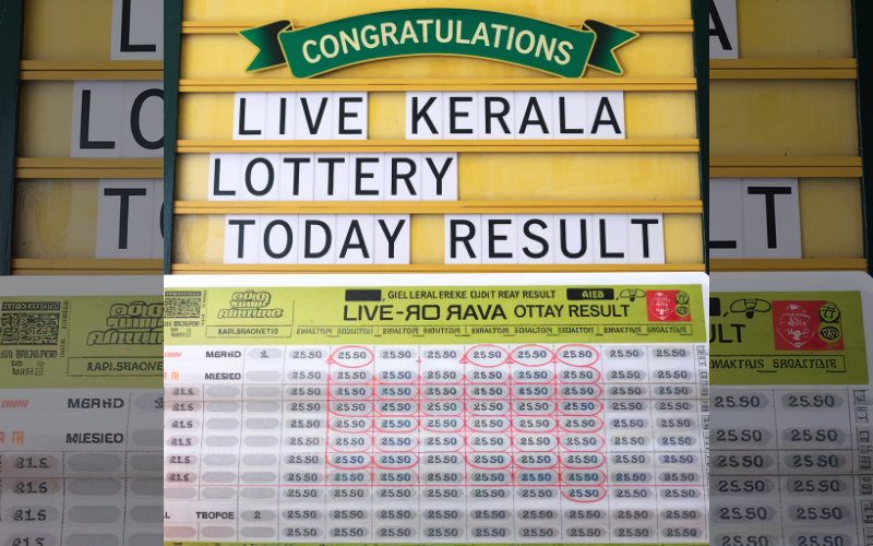 LIVE KERALA LOTTERY TODAY RESULT